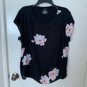 Van Heusen Black Floral Blouse
